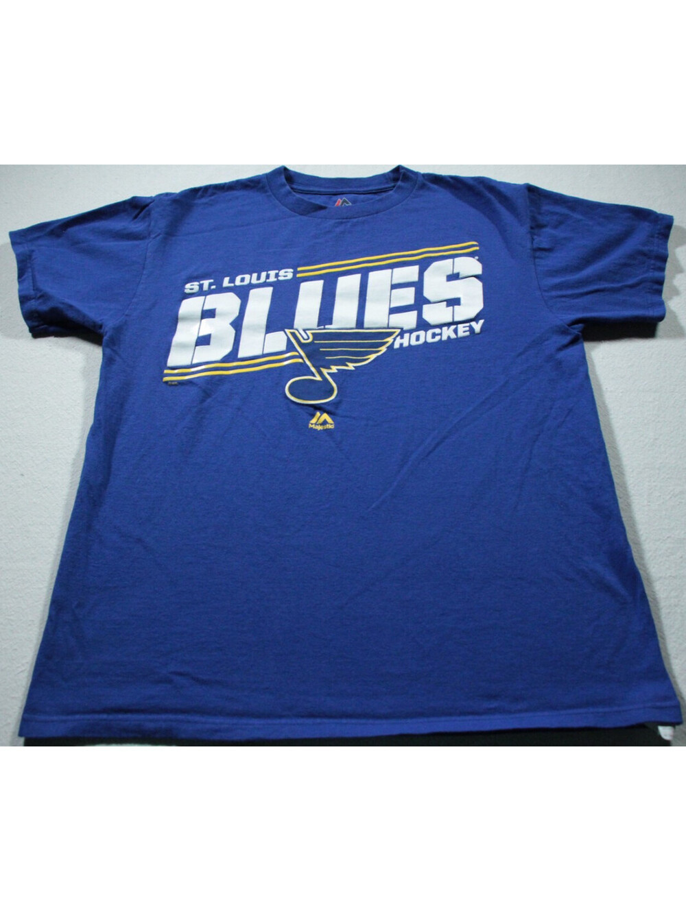 St. Louis Blues T-Shirt M Majestic NHL Hockey